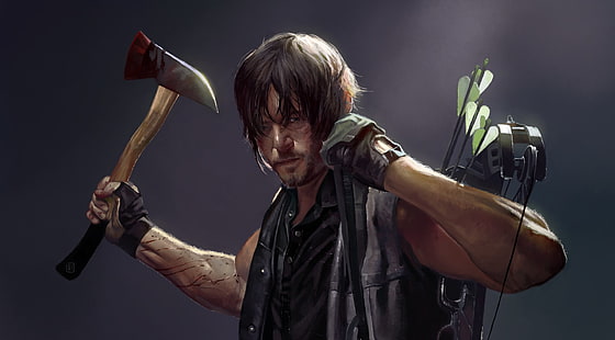 The Walking Dead Daryl Dixon, TV Show, The Walking Dead, Daryl Dixon, HD wallpaper HD wallpaper