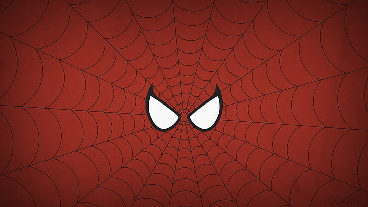 Minimalismus einfachen Hintergrund Marvel vs_ Capcom 3 Comics Helden Spider Man Superheld blo0p, HD-Hintergrundbild