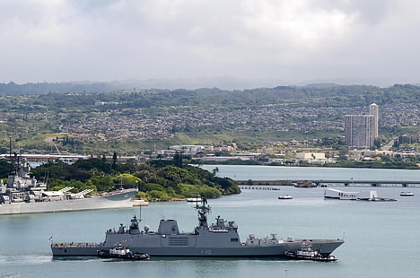 Krigsfartyg, indisk marin, fregatt, INS Sahyadri (F49), krigsfartyg, HD tapet HD wallpaper