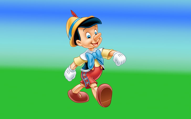 Pinocchio Disney Images Desktop Hd Wallpaper за мобилни телефони Таблет и компютър 3840 × 2400, HD тапет