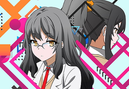 Anime, Seishun Buta Yarou wa Bunny Girl Senpai no Yume wo Minai, Rio Futaba, Tapety HD HD wallpaper