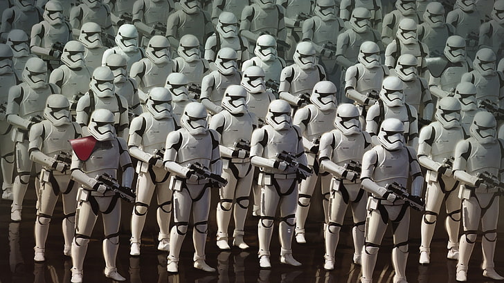 Papel de parede de Star Wars Stormtroopers, Guerra nas Estrelas, Star Wars: O Despertar da Força, stormtrooper, filmes, HD papel de parede