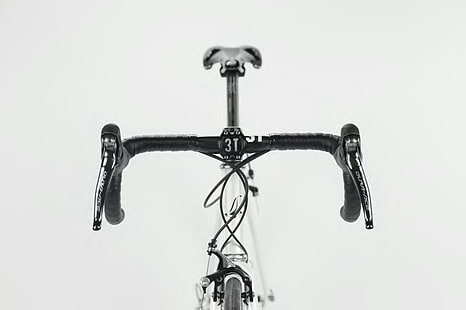 bicicleta de carretera en blanco y negro, bicicleta, fibra de carbono, Fondo de pantalla HD HD wallpaper