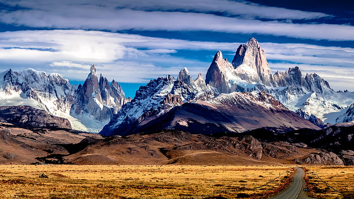 Patagonic Los Glaciares National Park Argentina America South America 4k Ultra HD Tv Wallpaper لسطح المكتب الكمبيوتر اللوحي والكمبيوتر اللوحي والهواتف المحمولة 3840 × 2160، خلفية HD