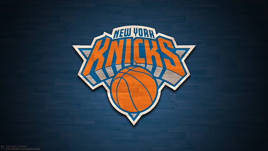농구, 뉴욕 닉스, 로고, NBA, HD 배경 화면 HD wallpaper