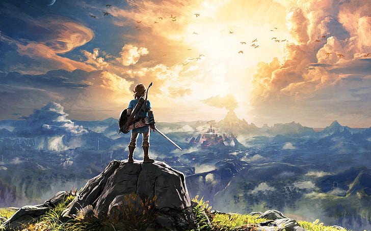 The Legend of Zelda Breath of the Wild 4K, Wild, Legend, Zelda, The, Breath, Wallpaper HD