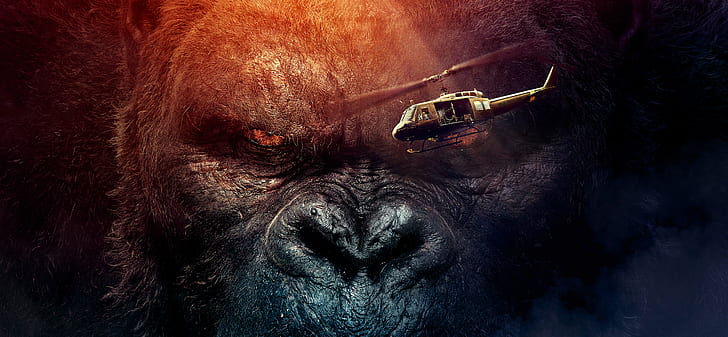 Kong: Skull Island, King Kong, HD tapet