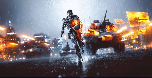 Digitales Hintergrundbild von Call of Duty Modern Warfare, Battlefield 4, HD-Hintergrundbild HD wallpaper