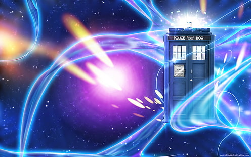 Doctor Who, O Médico, TARDIS, HD papel de parede HD wallpaper