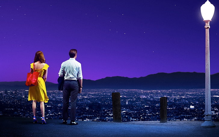 Movie, La La Land, Emma Stone, Ryan Gosling, HD wallpaper