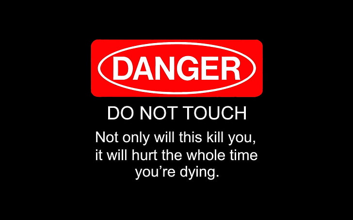 危険サイン危険抽象その他のHDアート、危険、サイン、警告、 HDデスクトップの壁紙
