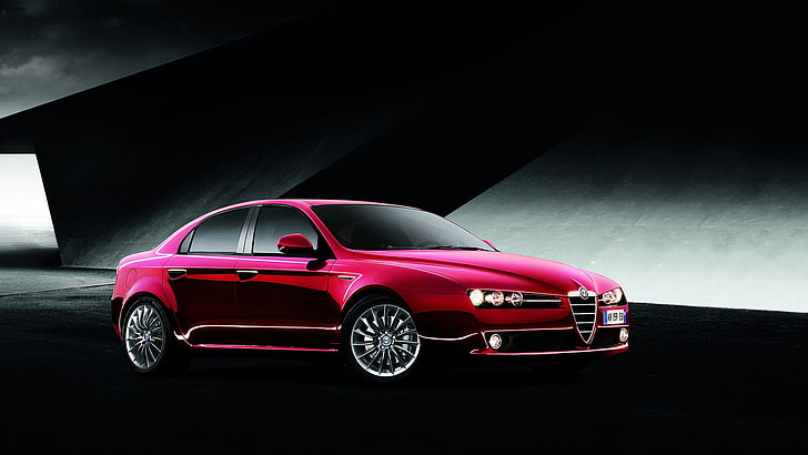 2009 Alfa Romeo 159, 159, Car, Alfa Romeo, Luxury, Red, HD wallpaper