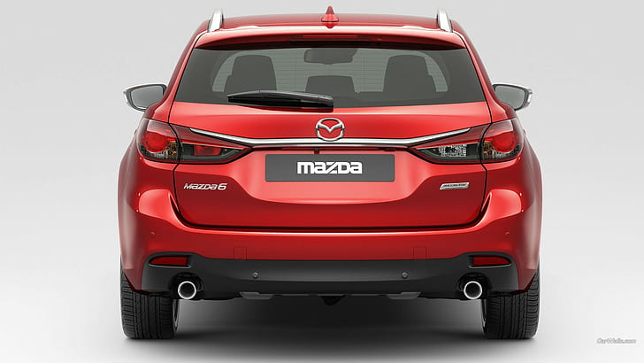 Mazda 6, czerwone samochody, pojazd, Mazda, samochód, Tapety HD