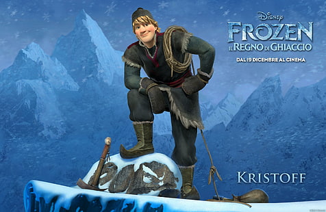 Frozen Kristoff ดิสนีย์แช่แข็งภาพยนตร์คริสตอฟฟ์, วอลล์เปเปอร์ HD HD wallpaper