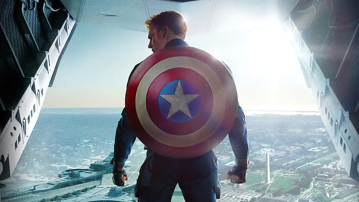 Капитан Америка, Капитан Америка: Зимният войник, Крис Евънс, HD тапет