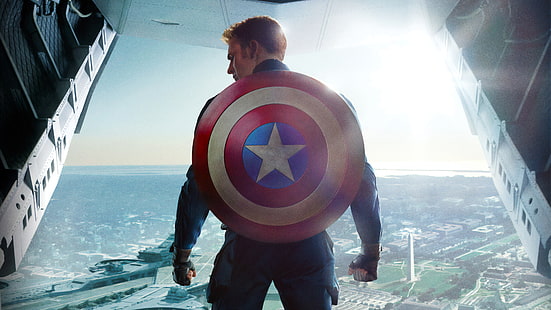 Captain America, Captain America: The Winter Soldier, Chris Evans, Fond d'écran HD HD wallpaper