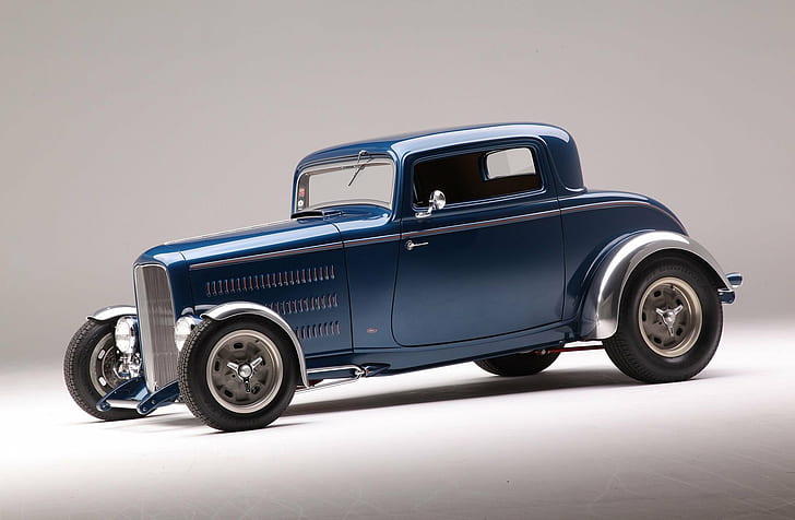 1932, car, classic, ford, hot, rod, usa, HD wallpaper