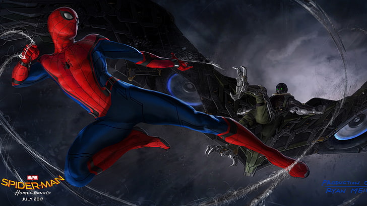 Papel de parede de Marvel Spider-Man Home Coming, Homem-Aranha, Spider-Man Homecoming (Filme), Marvel Cinematic Universe, Spider-Man: Homecoming (2017), HD papel de parede