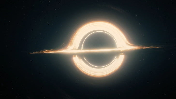 مكون أداة معدنية رمادية مستديرة ، صورة الثقب الأسود ، لقطات الفيلم ، بين النجوم (فيلم)، خلفية HD