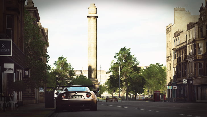 Forza Horizon 4, car, Alfa Romeo, Alfa Romeo 8C, Porsche, video games, PC gaming, racing, HD wallpaper