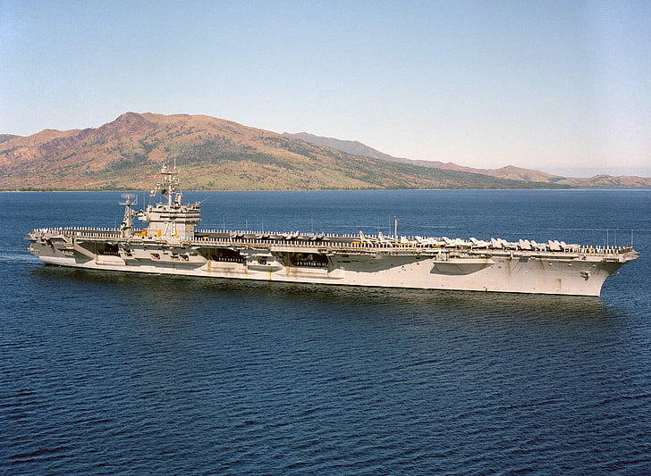 USS Carl Vinson (CVN-70), суперносачи, самолетоносач, военни, превозно средство, HD тапет