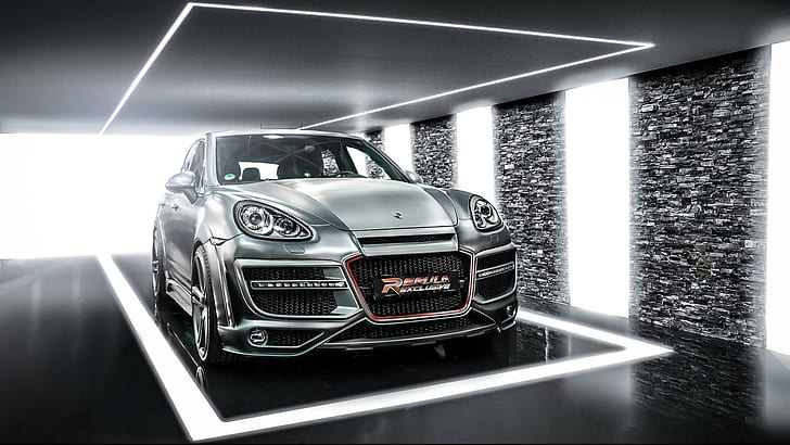 2014 Regula Exclusive Porsche Cayenne, suv plateado, porsche, cayena, 2014, exclusivo, regular, autos, Fondo de pantalla HD