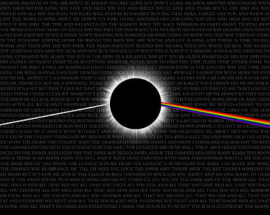 pembe ayın karanlık tarafında floyd uzay ayları HD sanat, Pink Floyd, ayın karanlık yüzü, HD masaüstü duvar kağıdı HD wallpaper