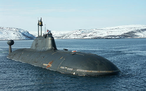 Project 971 sub./Akula, Russian Navy, military, vehicle, HD wallpaper HD wallpaper