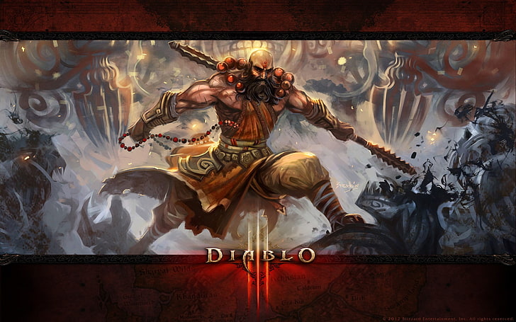 Aplicação de jogo Diablo, Diablo III, HD papel de parede