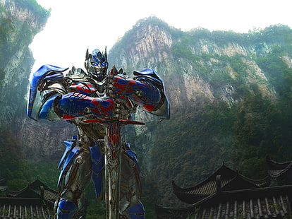 Transformers Optimus Prime, trasformatori dell'età di estinzione, trasformatori 4, optimus prime, Sfondo HD HD wallpaper
