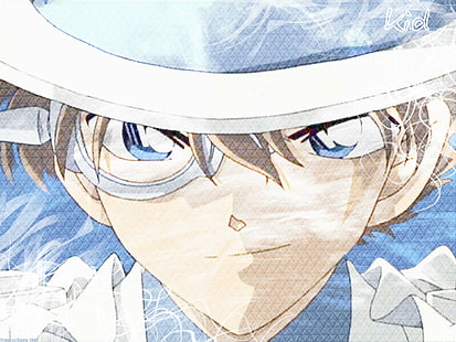 Anime, Detective Conan, Kaito Kid, Kaito Kuroba, Magic Kaito, HD wallpaper HD wallpaper