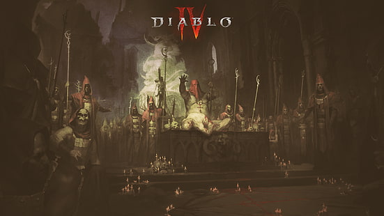diablo 4, diablo iv, Diablo, RPG, Lilith, Lilith (Diablo), светилище, javo, Blizzard Entertainment, BlizzCon, HD тапет HD wallpaper