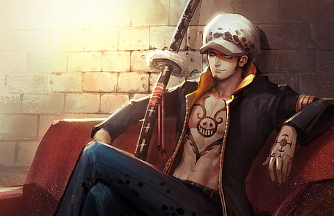 Anime, One Piece, Trafalgar Law, HD-Hintergrundbild HD wallpaper