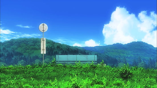 Icke-Biyori, anime, landskap, natur, HD tapet HD wallpaper