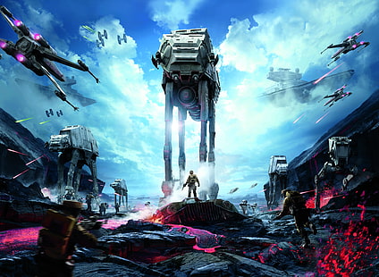 Gry na PC, PS4, Battlefront, Xbox, Star Wars, Tapety HD HD wallpaper