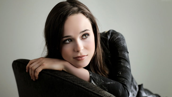 4k, photo, Ellen Page, HD wallpaper