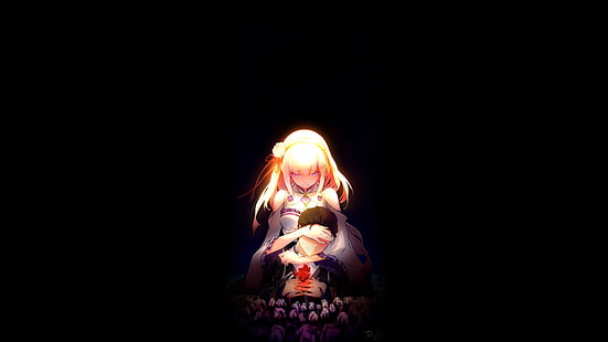 Anime, Re: ZERO -Inizio della vita in un altro mondo-, Emilia (Re: ZERO), Re: Zero, Subaru Natsuki, Sfondo HD HD wallpaper