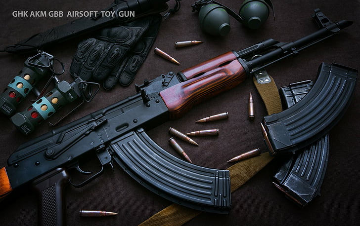 airsoft, saldırı, oyun, silahlar, askeri, tüfek, oyuncaklar, silahlar, HD masaüstü duvar kağıdı