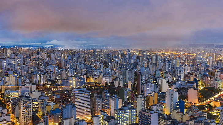 home, panorama, Brazil, Sao Paulo, HD wallpaper