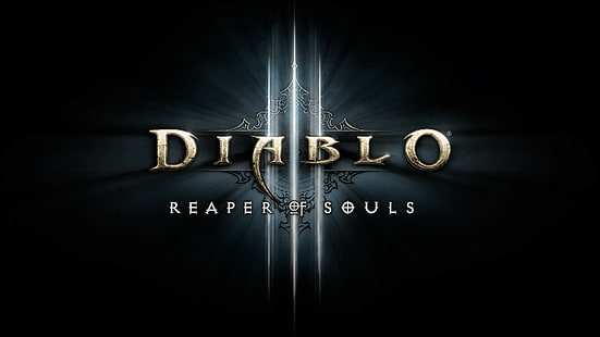 Blizzard Entertainment, Diablo, Diablo III, Diablo 3: Reaper of Souls, typografi, HD tapet HD wallpaper