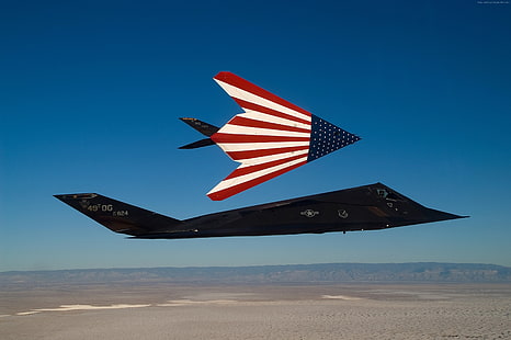 US Air Force, F-117 Nighthawk, Lockheed, United States Navy, USA Army, HD tapet HD wallpaper