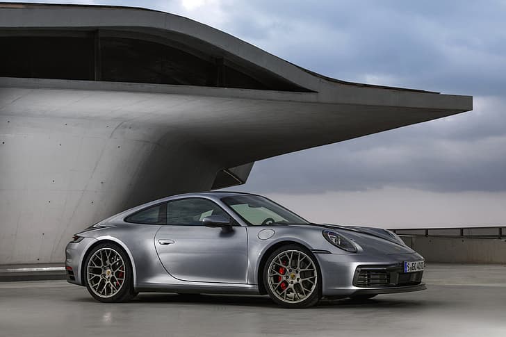 Dach, Coupé, 911, Porsche, Carrera 4S, 992, 2019, HD-Hintergrundbild