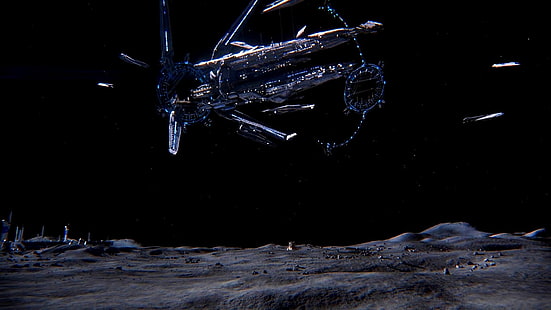 تأثير الكتلة: أندروميدا ، سفينة الفضاء ، أرك هايبريون، خلفية HD HD wallpaper