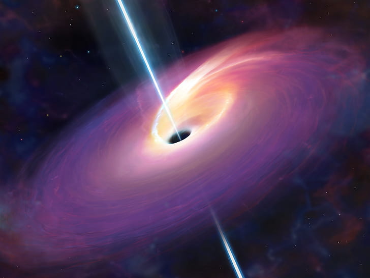 Schwarzes Loch, Weltraum, Universum, Schwarzes Loch, Schwarzes Loch, Weltraum, Universum, HD-Hintergrundbild