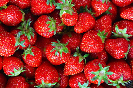 strawberries 4k  hd   download, HD wallpaper HD wallpaper