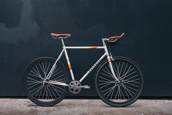 sepeda jalan putih, peugeot, sepeda, olahraga, Wallpaper HD