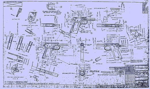 อาวุธแผนผังปืนทหาร, วอลล์เปเปอร์ HD HD wallpaper