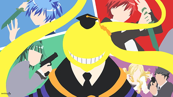 Anime, Attentat Klassenzimmer, Koro-sensei, HD-Hintergrundbild HD wallpaper