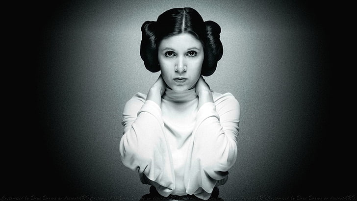 Star Wars, Carrie Fisher, Princesa Leia, Fondo de pantalla HD