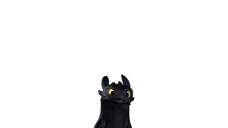 Toothless de Comment former son dragon, Toothless, Dreamworks, Comment former son dragon, Fond d'écran HD